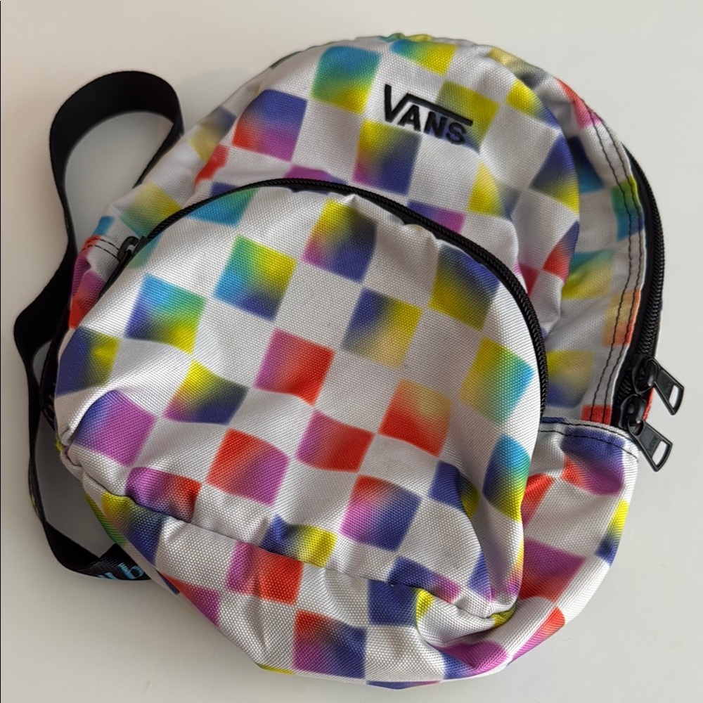 Vans Multicolor Checkerboard Mini Backpack - Picture 3 of 6
